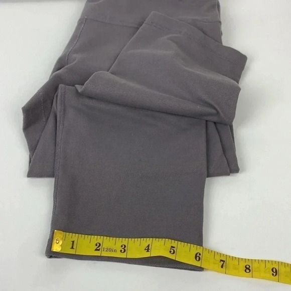 Lululemon grey Wunder  under cropped soot tights activewear capris pants 12 - Picture 6 of 11